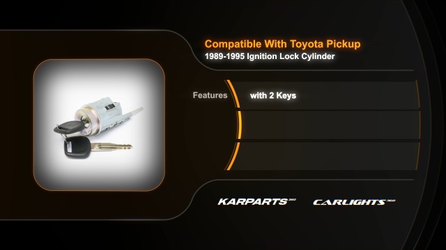 For Toyota Pickup Ignition Lock Cylinder 1989 90 91 92 93 94 1995